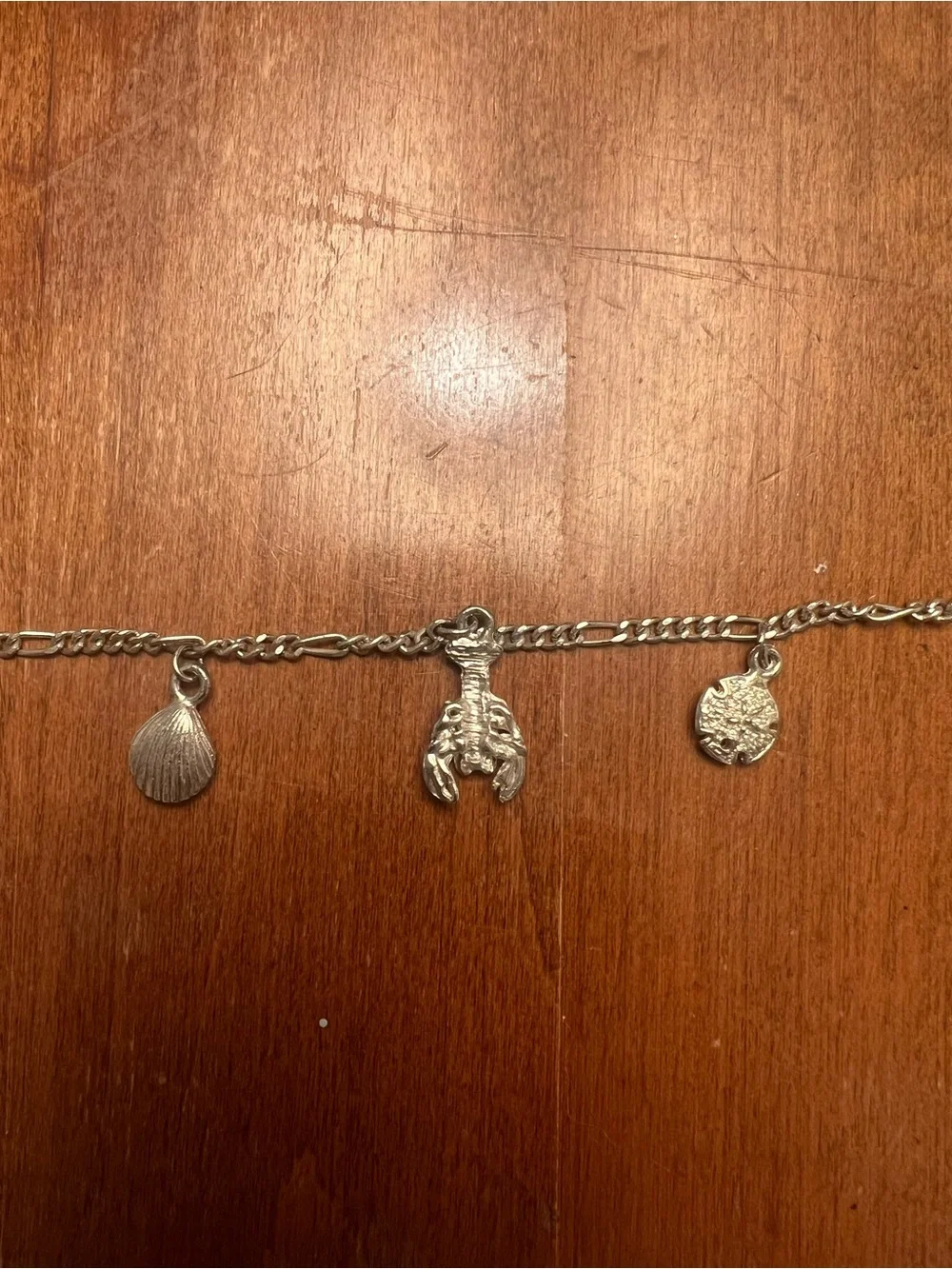 Silver-toned Sea Charm Bracelet - Women Jewelry